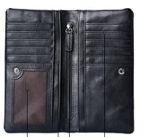 New Trendy Men's Long Wallet Zipper Wallet